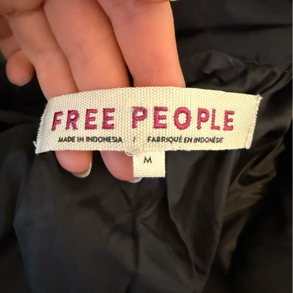 Free People Charcoal Quilted Vest - Picture 4 of 4
